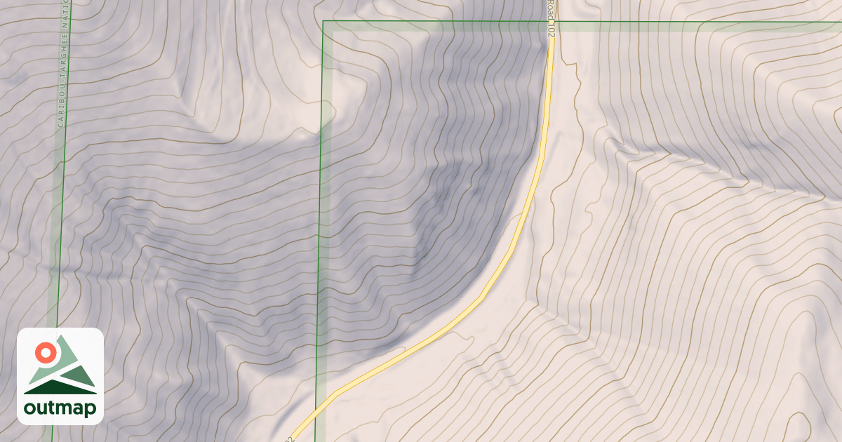 Map of GEORGETOWN CANYON
