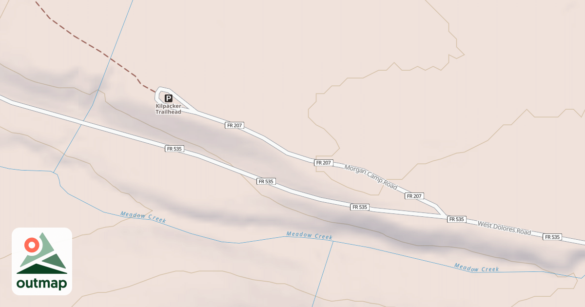 Map of MORGAN CAMP