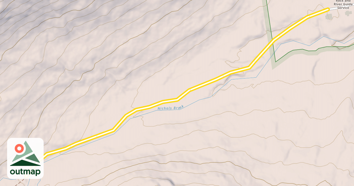 Map of Jack Rabbit Trail