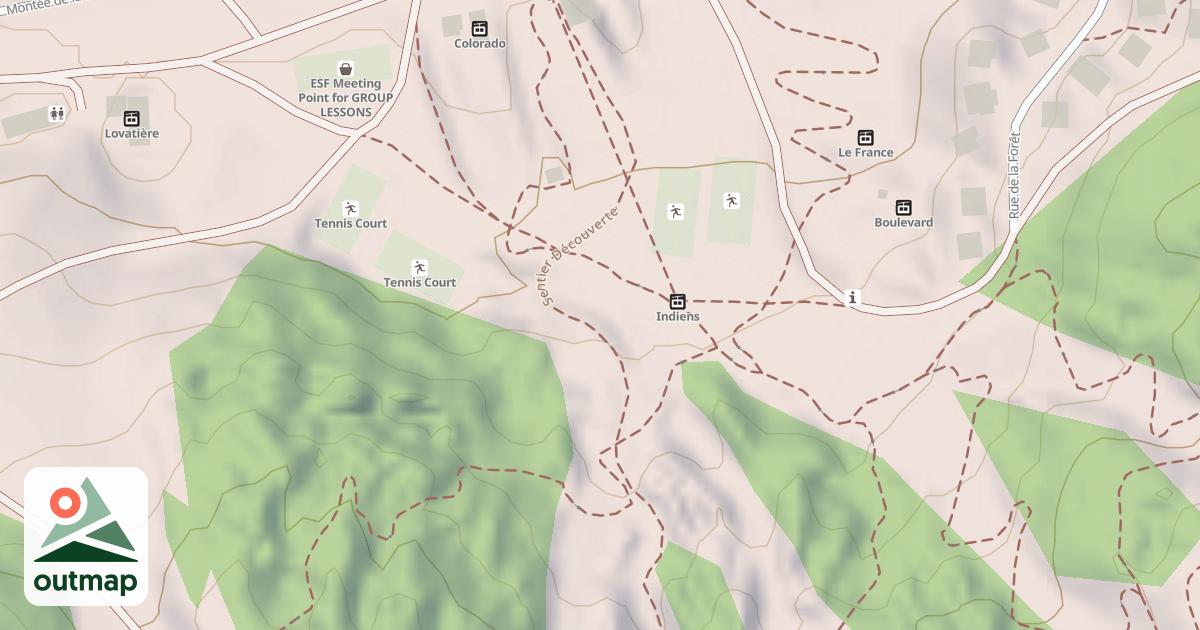 Map of Colorado Park