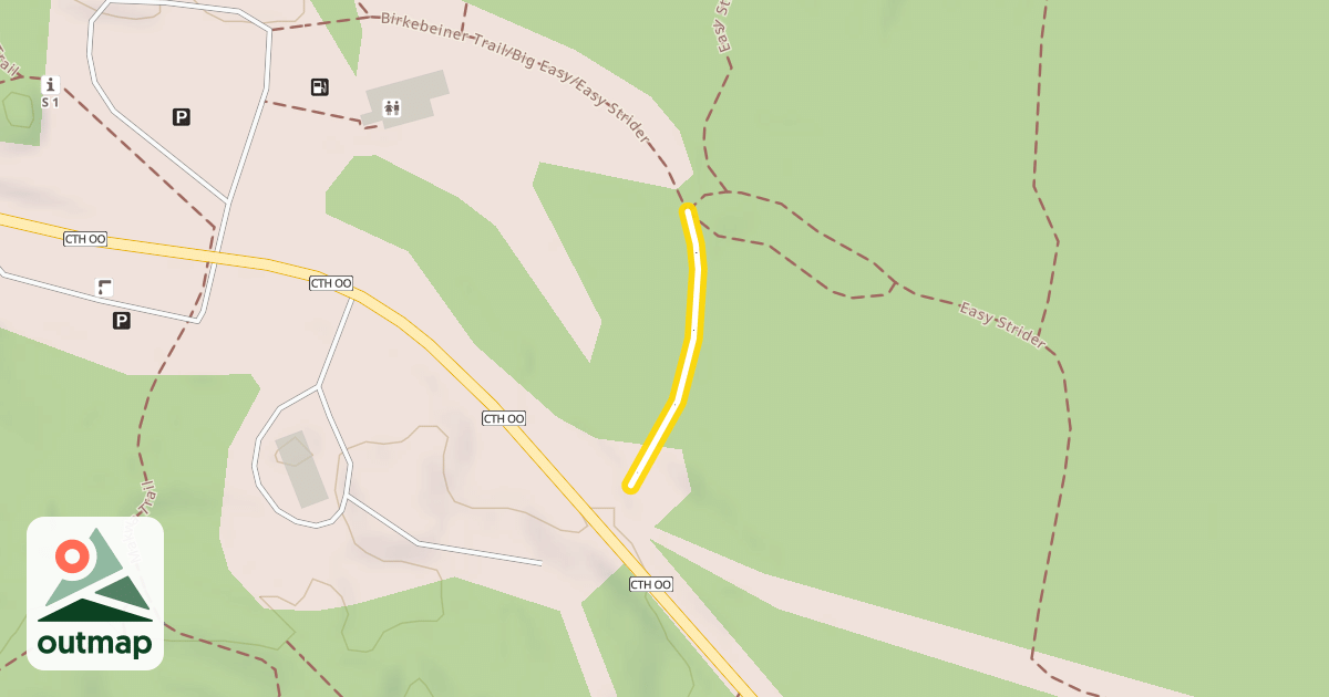 Map of Birkebeiner Trail