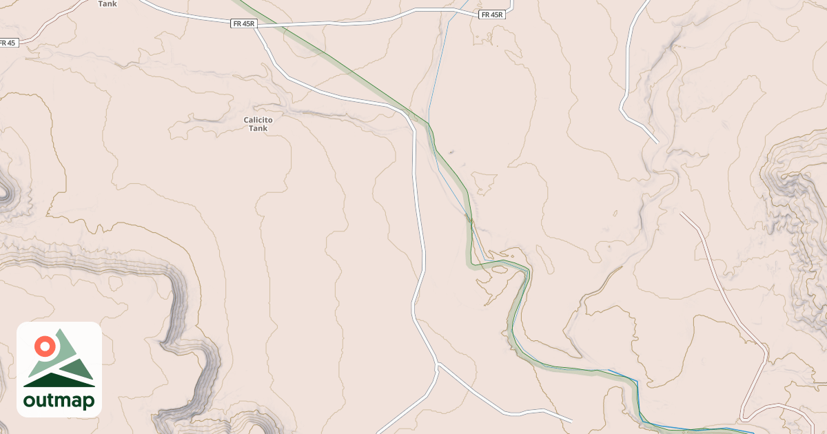 Map of USFS National Forest System Roads {C710ED0A-A832-4D54-B2BD-33779D5DEDE2}