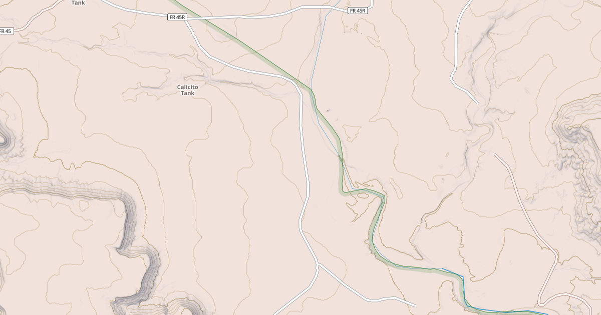 Map preview of USFS National Forest System Roads {C710ED0A-A832-4D54-B2BD-33779D5DEDE2}