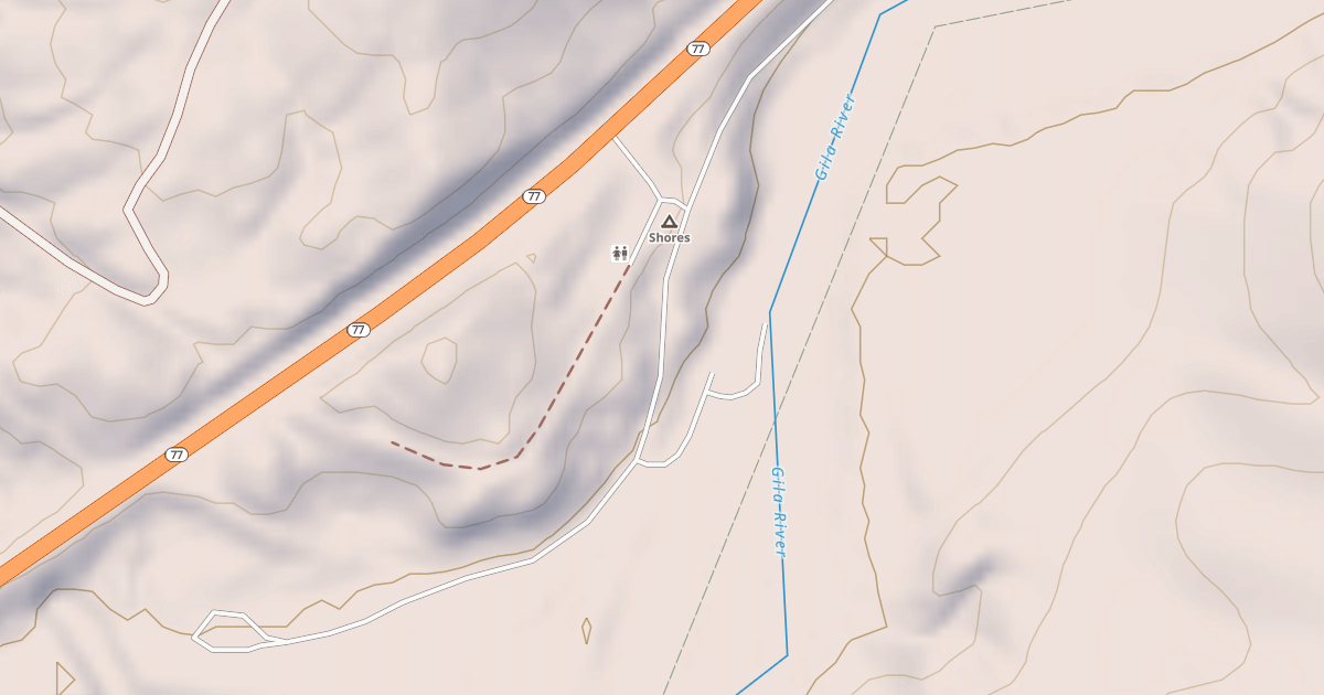 Map preview of BLM National GTLF Public Motorized Roads 890eb110-4080-4f7c-9967-413fdc9f10ee
