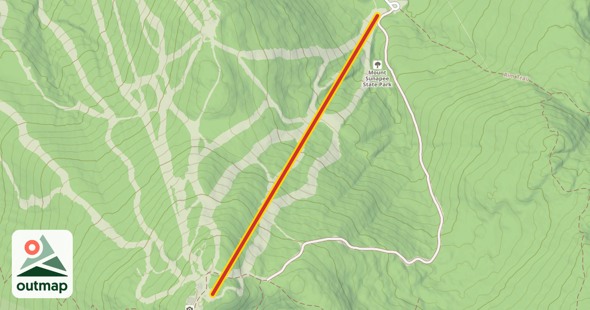 Map of Sunbowl Express Quad
