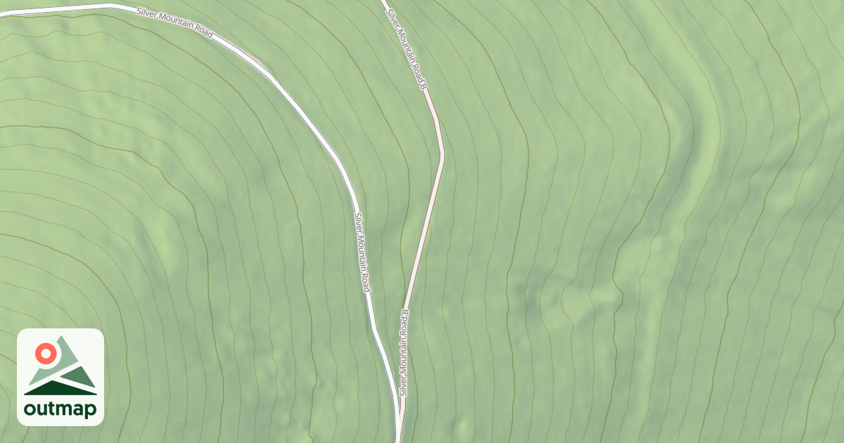 Map of SILVER MOUNTAIN B