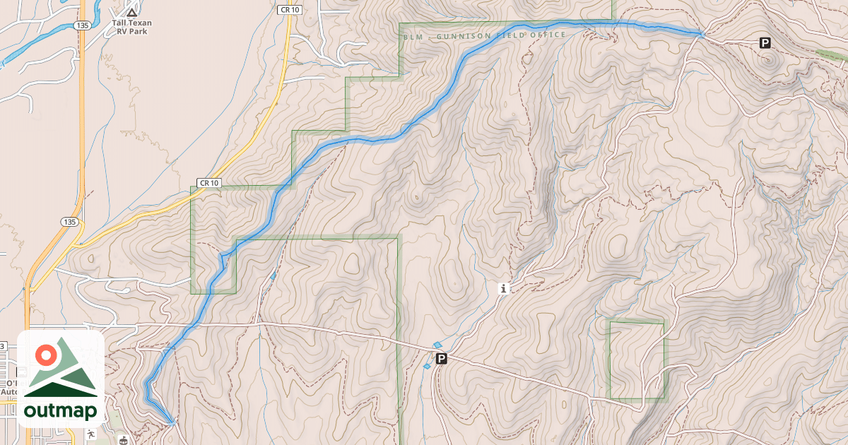 Map of Ridgeline