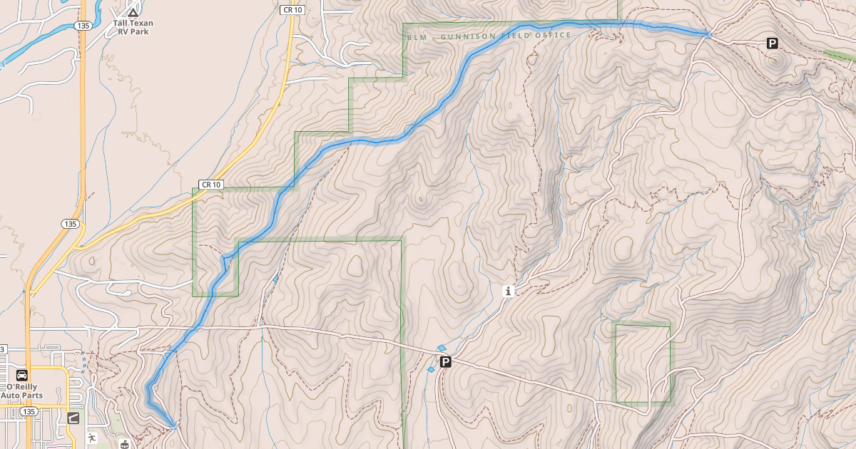Map preview of Ridgeline