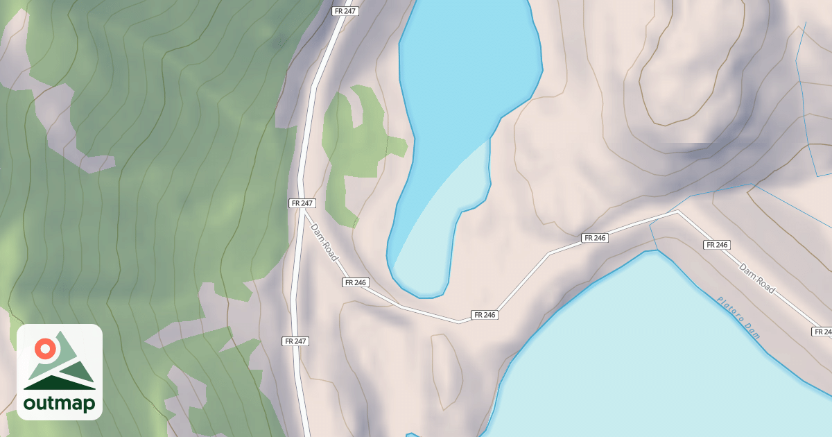 Map of PLATORO BOAT RAMP