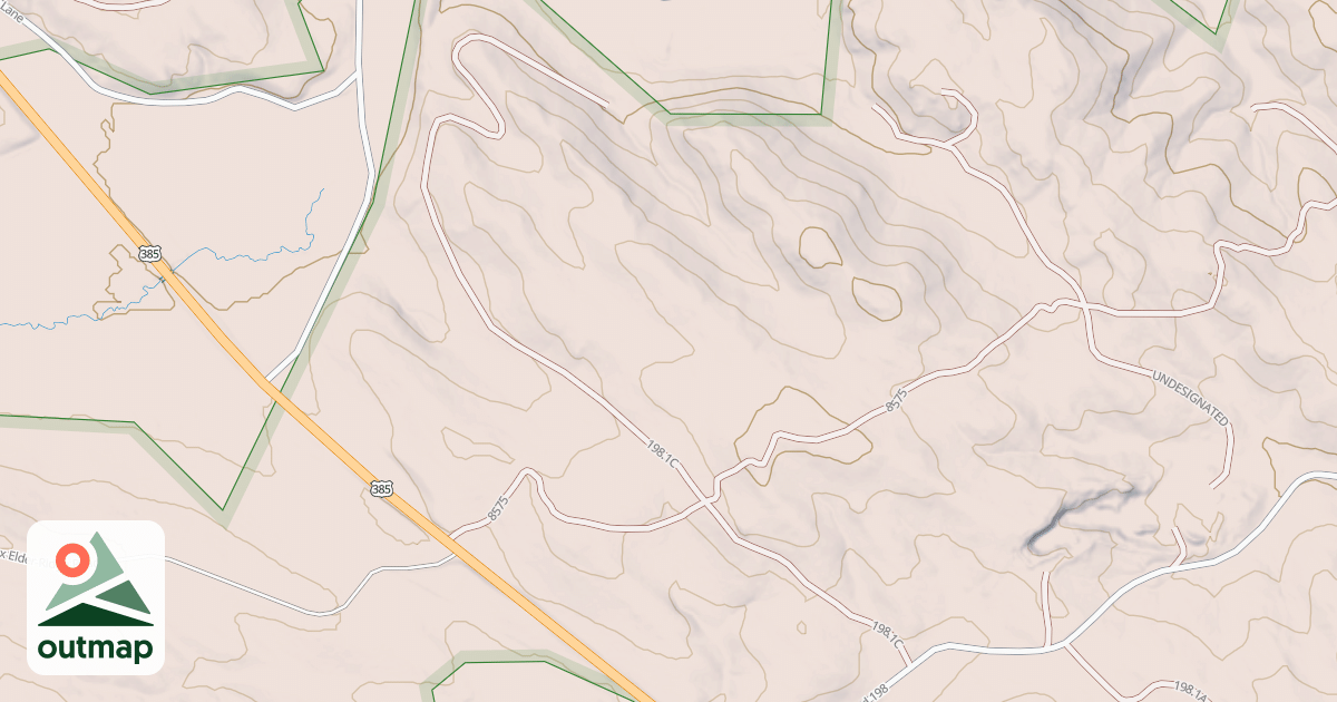 Map of BENCHMARK BR 1C