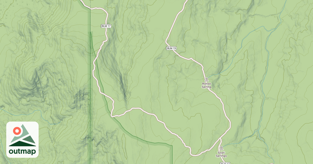 Map of BLM National GTLF Public Motorized Roads 14b2e665-c84b-4c4a-9794-c321991ae2a6