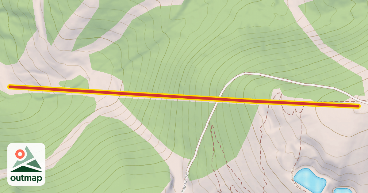 Map of Chair 8 Hellroaring
