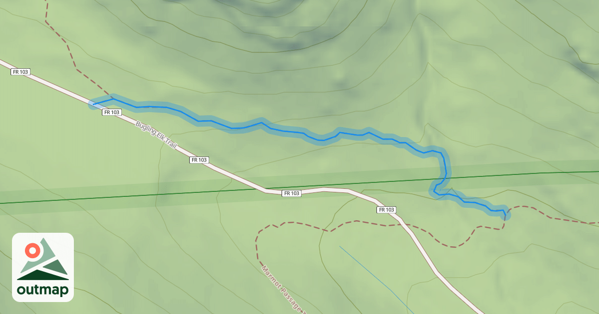 Map of Staunton Ranch Trail Extension