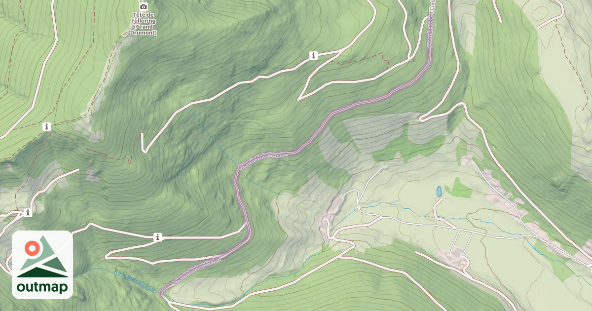 Map of Chemin Robert Curien