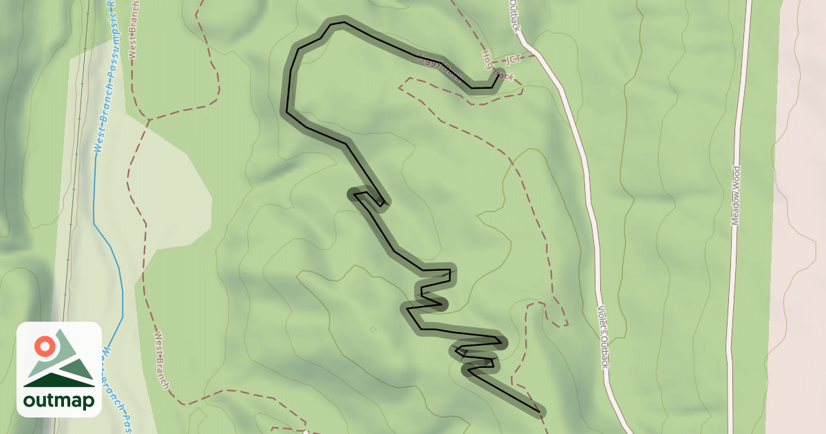 Map of Piggy Back