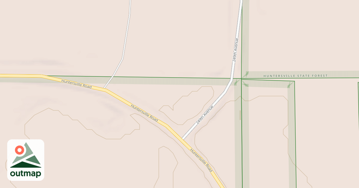 Map of Huntersville Trail