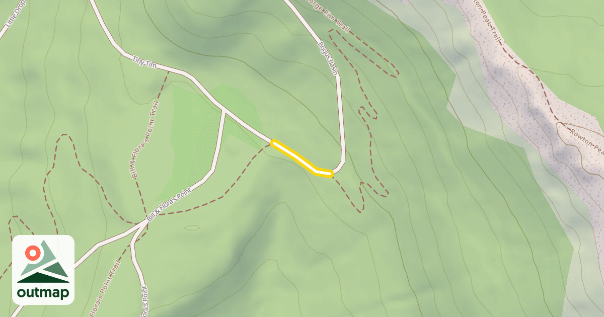 Map of Bogus Basin