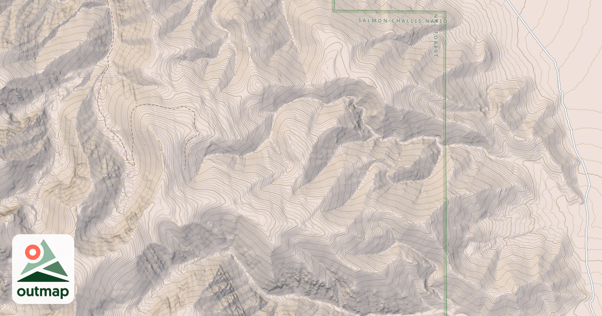 Map of Sands Canyon Trail
