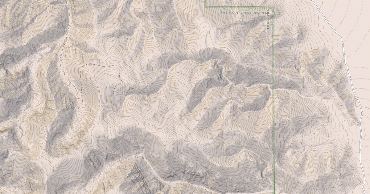 Map preview of Sands Canyon Trail