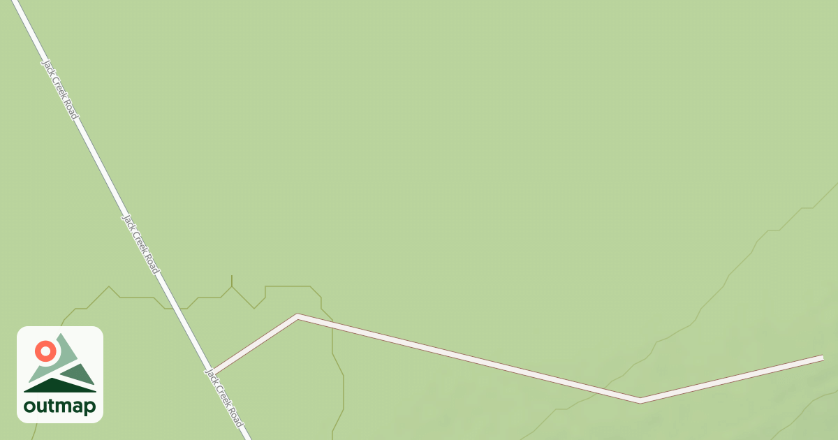 Map of JACK CREEK SPUR 1W