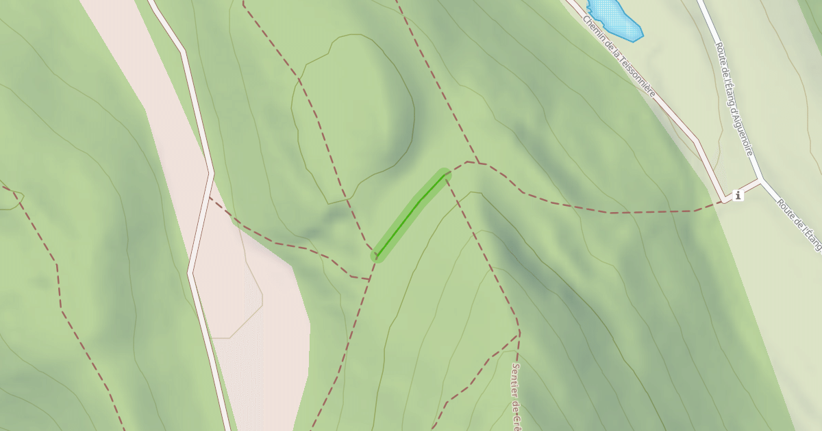 Map preview of Sentier de Crête de Monure
