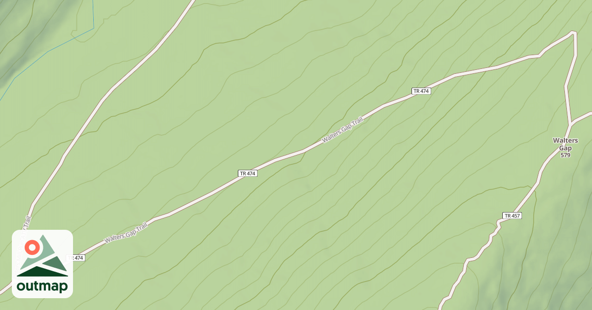 Map of WALTERS GAP