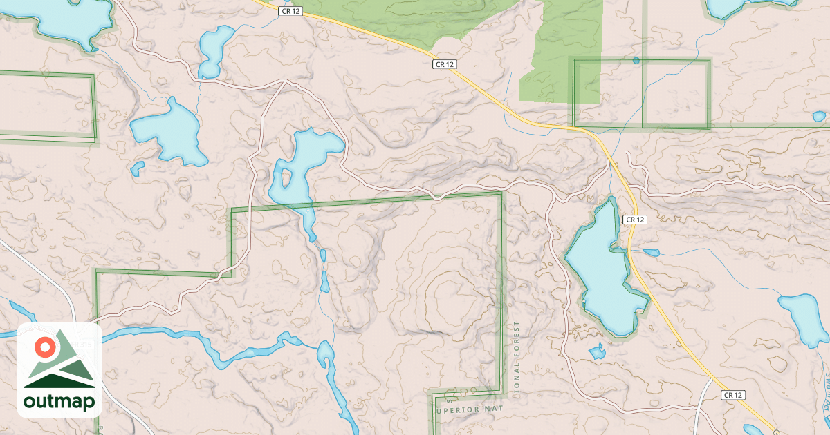 Map of GUNFLINT SNOWMOBILE