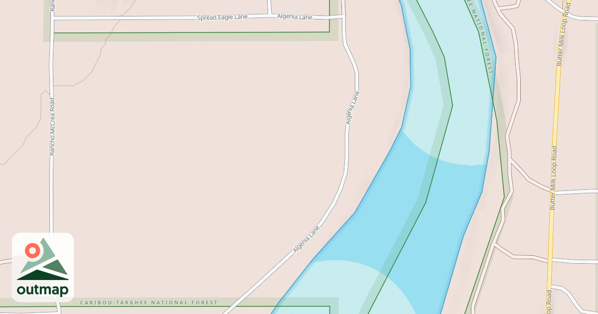 Map of MCCREA TIMBER