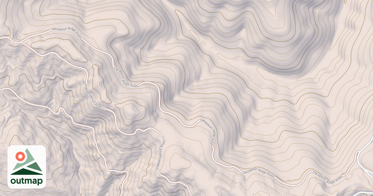 Map of DECEPTION RIDGE