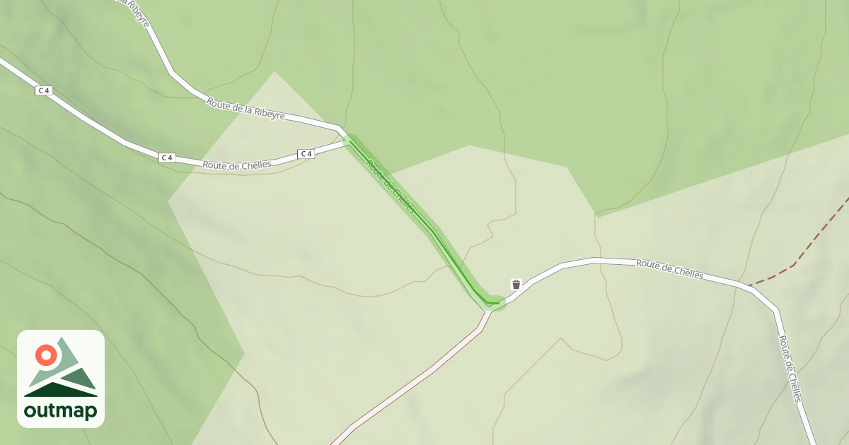 Map of Route de Chelles