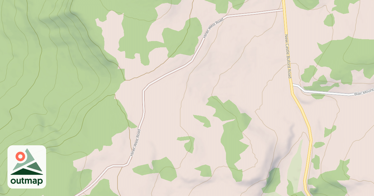 Map of HINER WEST