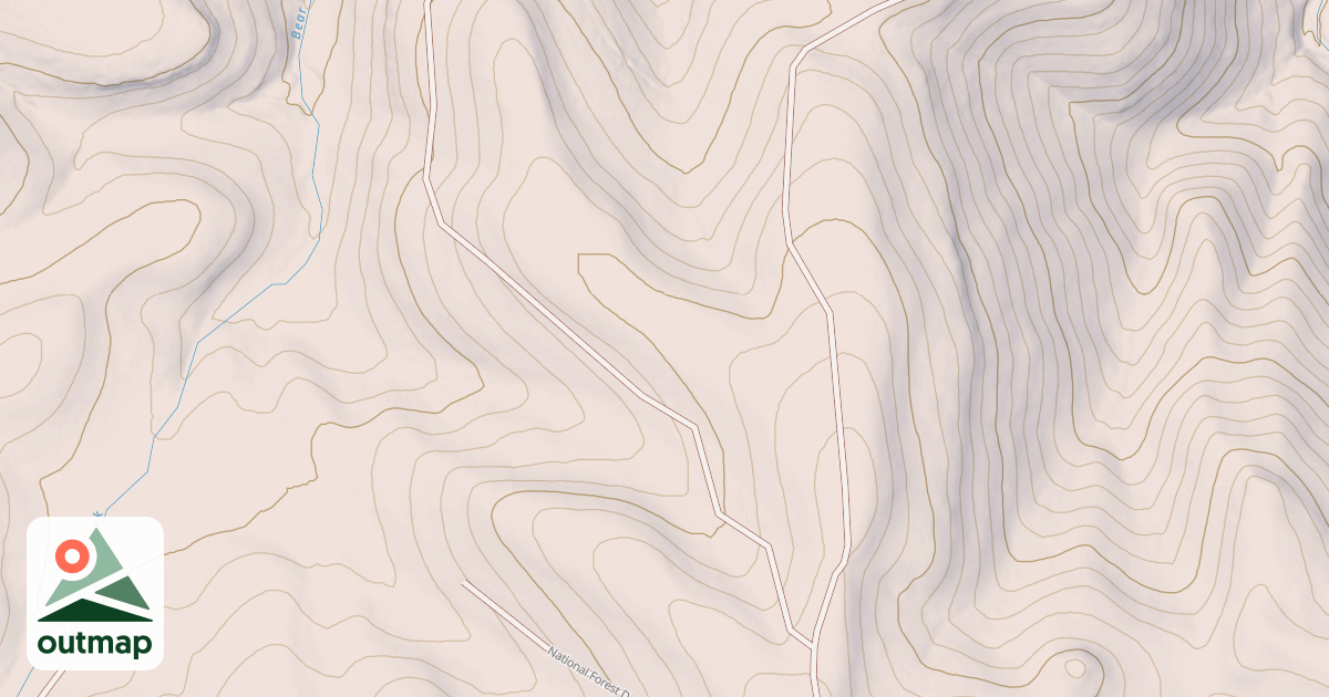 Map of USFS Motor Vehicle Use Map Roads {AFBE16A7-319E-4B3D-8542-BF0AF1DD20B3}