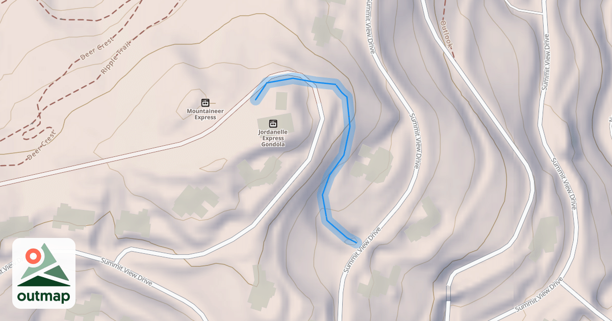Map of Crest Ridge