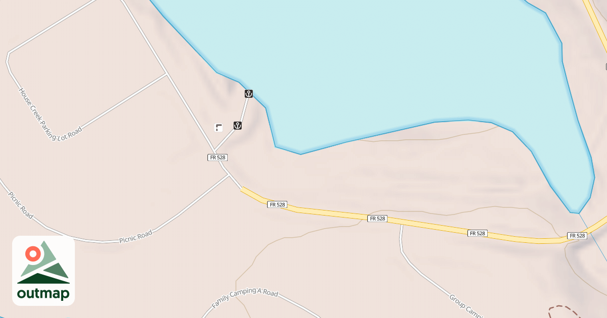 Map of HOUSE CRK