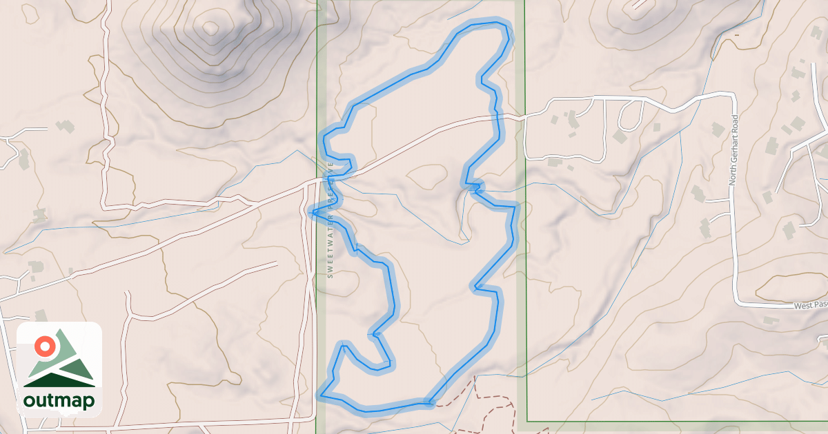 Map of Black Rock Loop
