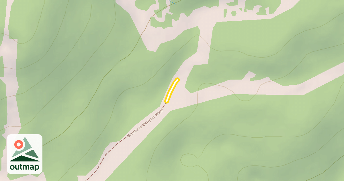 Map of Brothers Pass