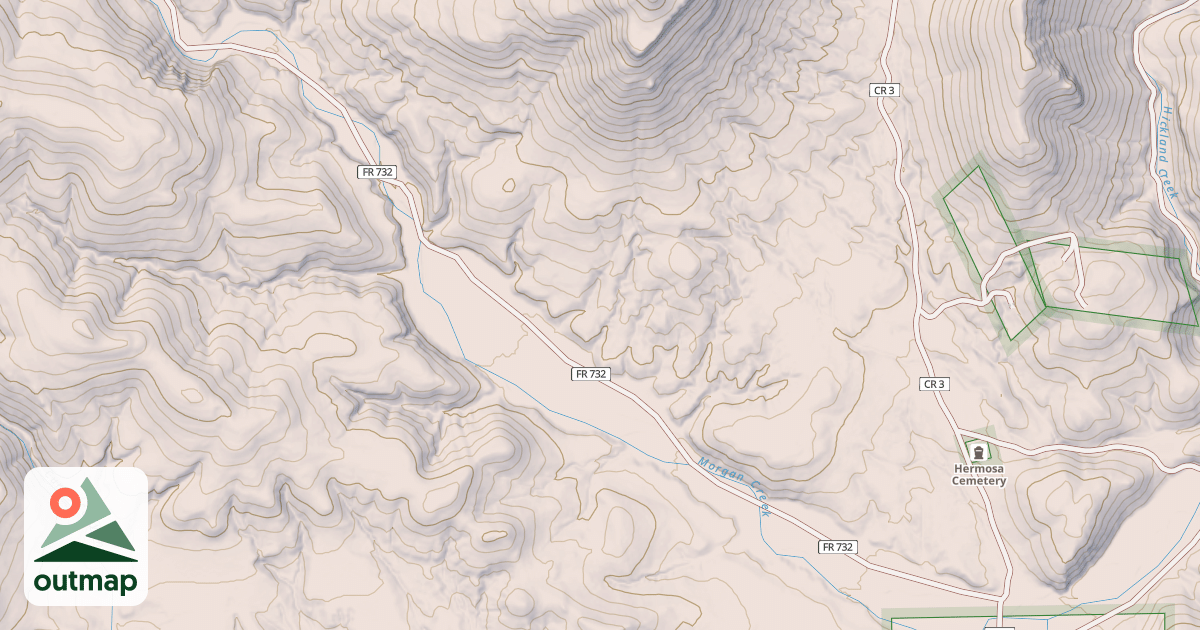 Map of MORGAN CREEK