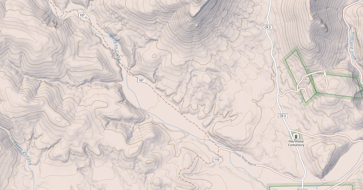 Map preview of MORGAN CREEK