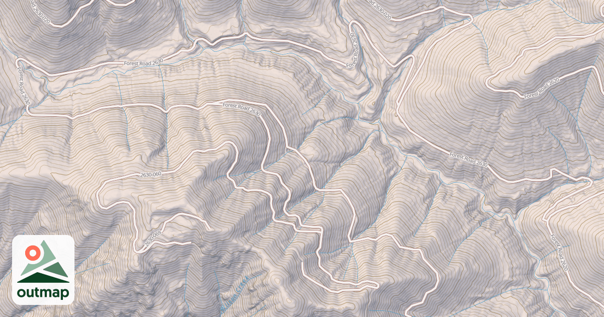 Map of USFS National Forest System Roads {5AF83B23-23E6-4F1B-9826-7797DA3C0BAA}