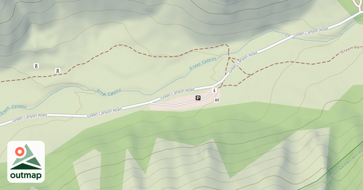 Map of GREEN CANYON WINTER T.H