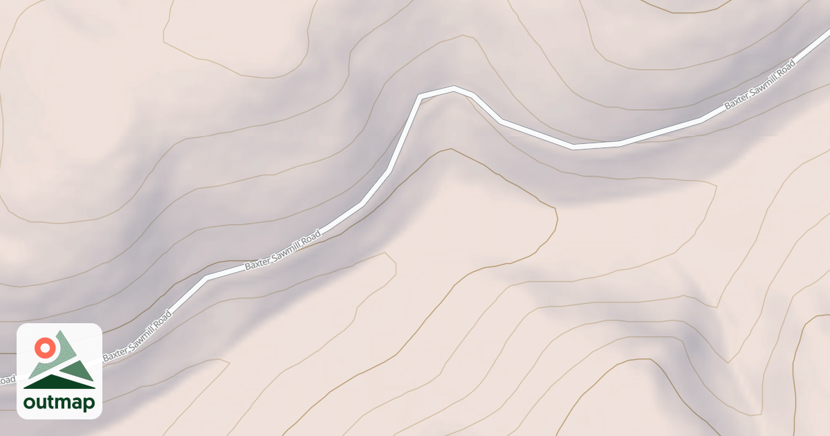 Map of BAXTER SAWMILL