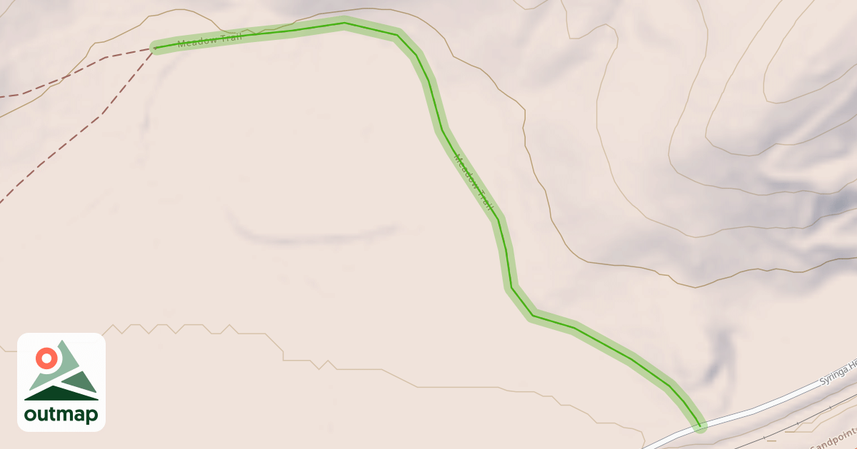 Map of Meadow Trail