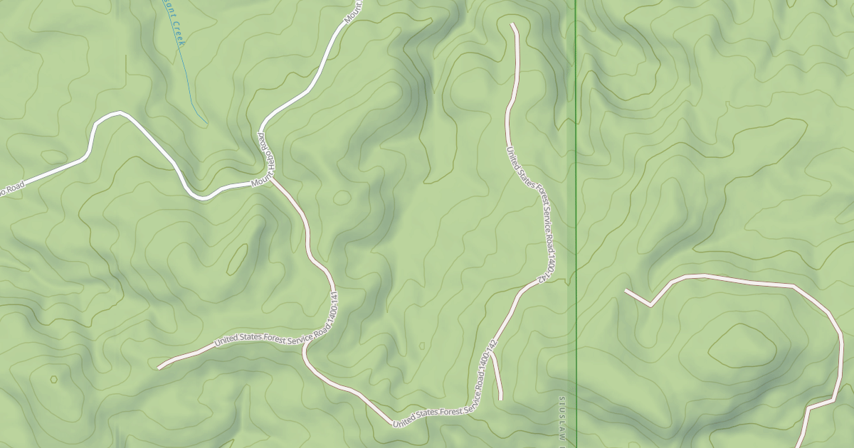 Map preview of USFS National Forest System Roads {720E8626-7797-4C77-8677-FBB6D576BBD0}