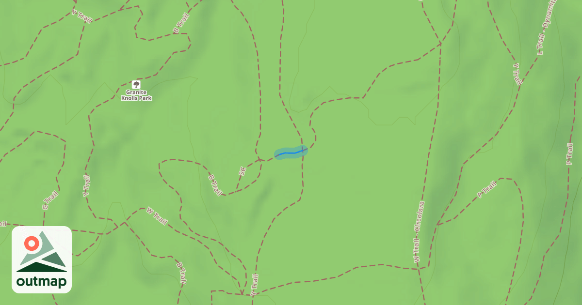 Map of Red Trail