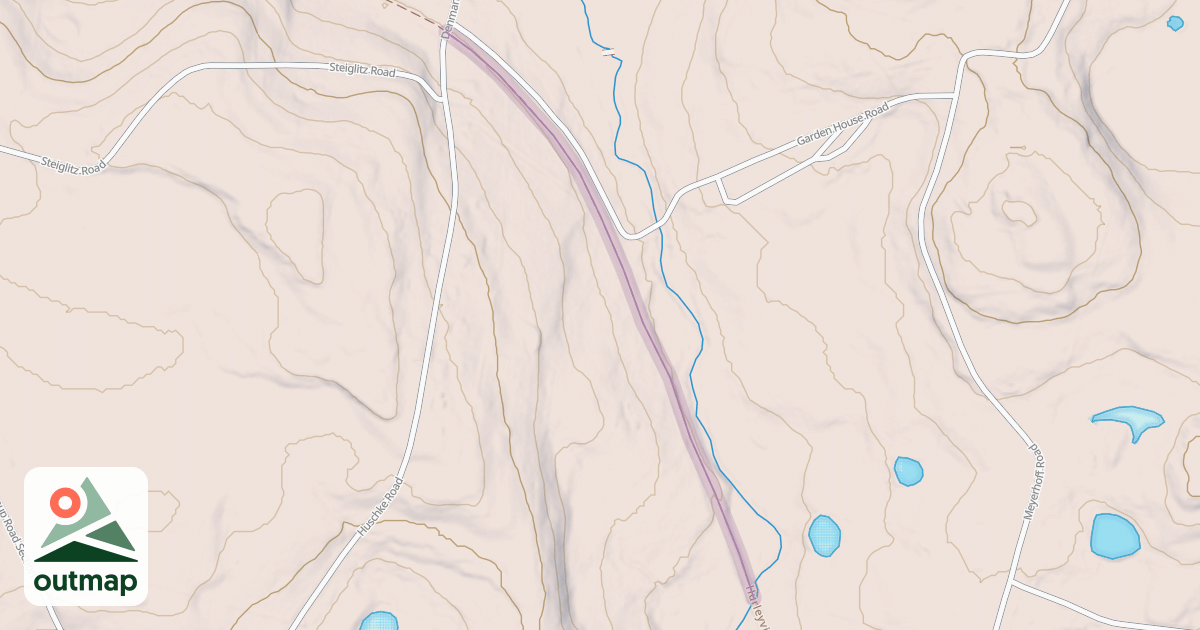 Map of Hurleyville O&W Rail Trail