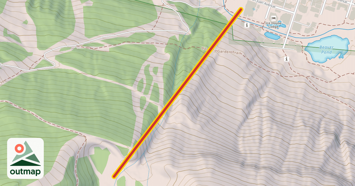 Map of Oak Street Lift