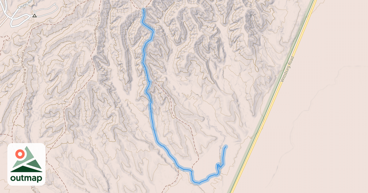 Map of Beech Valley Trail