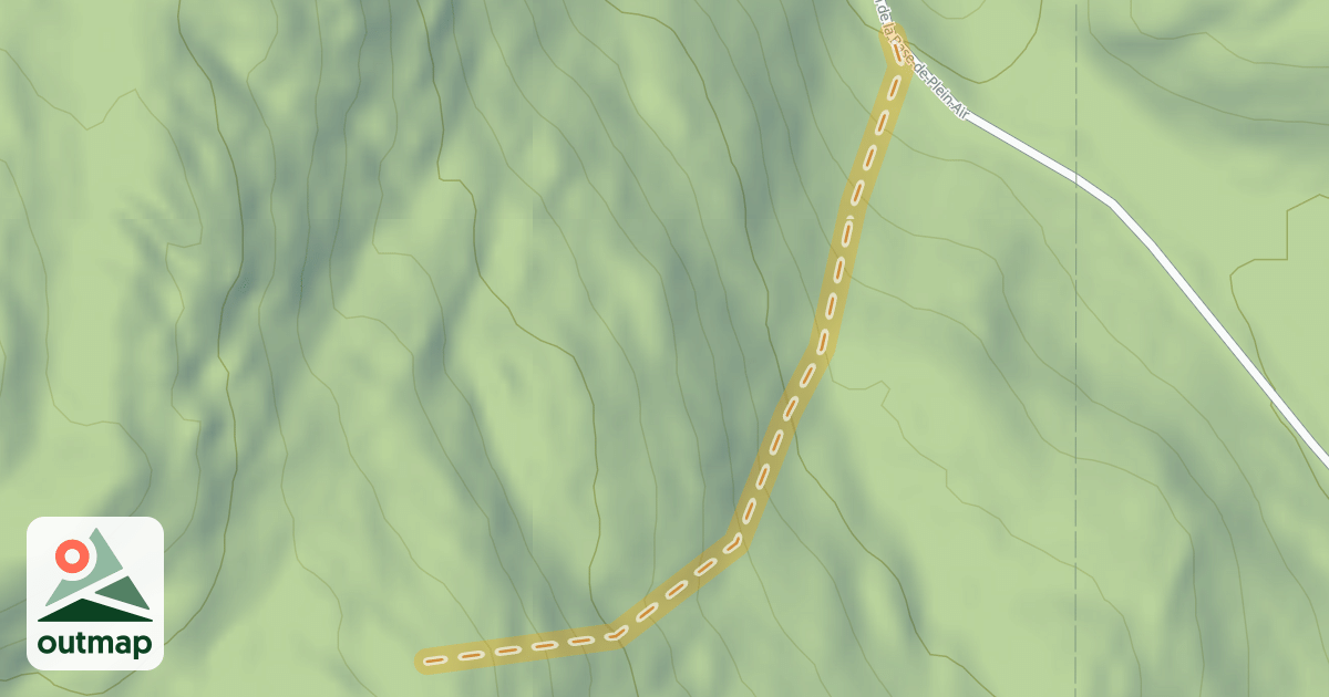 Map of Apic (Descente)