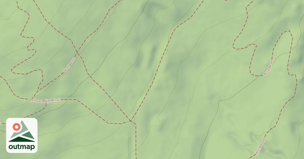 Map of Bellows Pipe Trail
