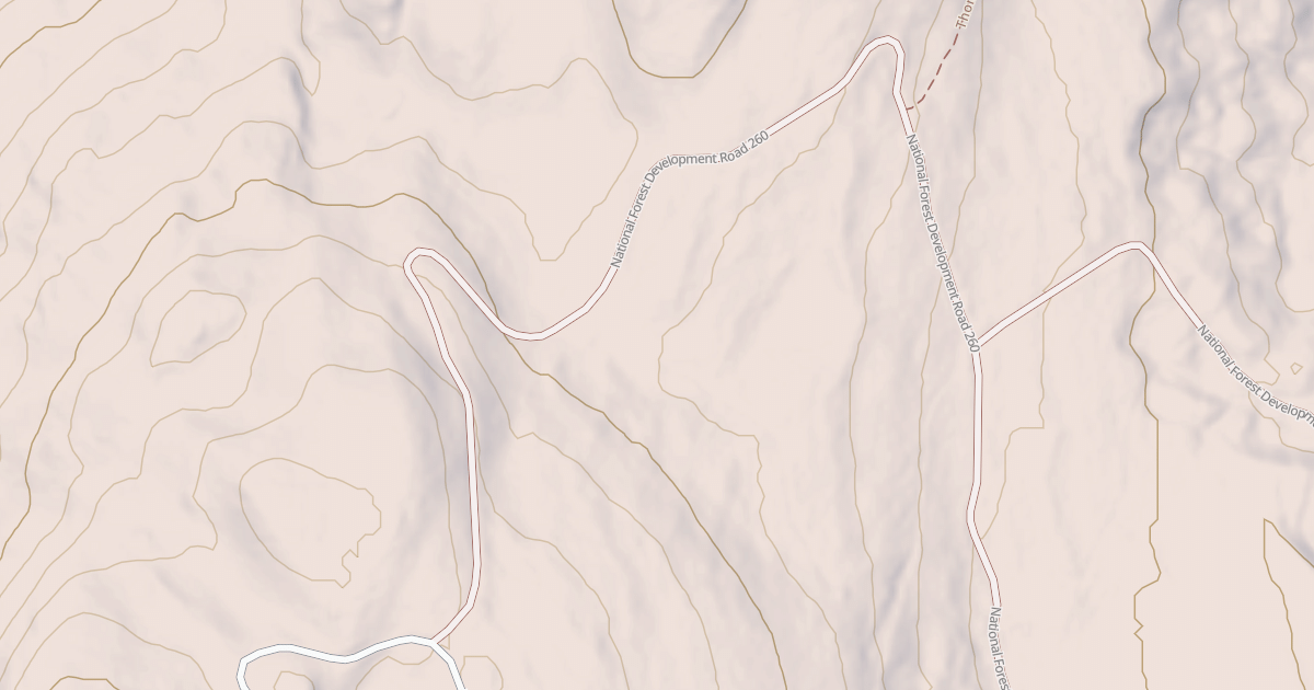 Map preview of USFS Motor Vehicle Use Map Roads {7B3351F6-3C52-4256-B4C9-12E1384C602B}